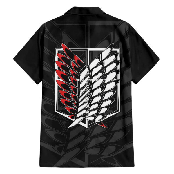 Chemise hawaïenne L'Attaque des Titans – Personnages (style manga) - Maison Otaku – Image 2