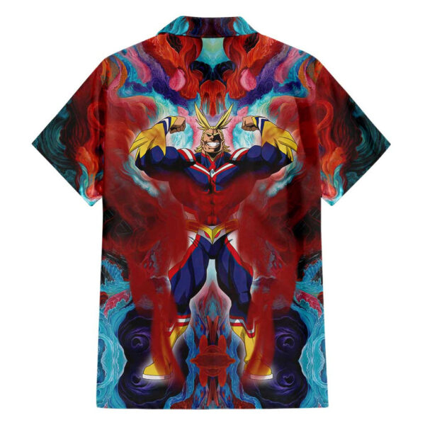 Chemise hawaïenne All Might – My Hero Academia (motif abstrait) - Maison Otaku – Image 2