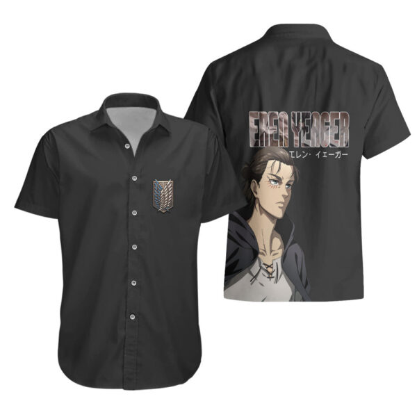 Chemise hawaïenne Eren Jäger – L'Attaque des Titans - Maison Otaku – Image 3