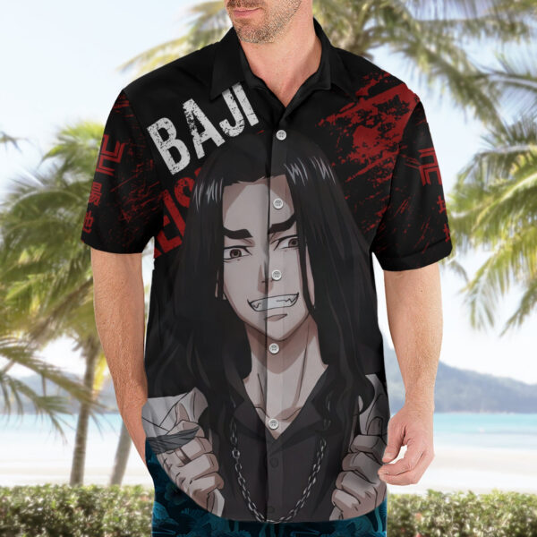 Chemise hawaïenne Baji Keisuke – Tokyo Revengers - Maison Otaku – Image 3