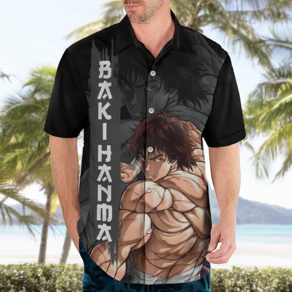 Chemise hawaïenne Baki Hanma – Baki - Maison Otaku – Image 3