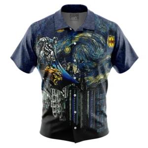 Chemise hawaïenne Batman Chevalier Noir Étoilé - Maison Otaku