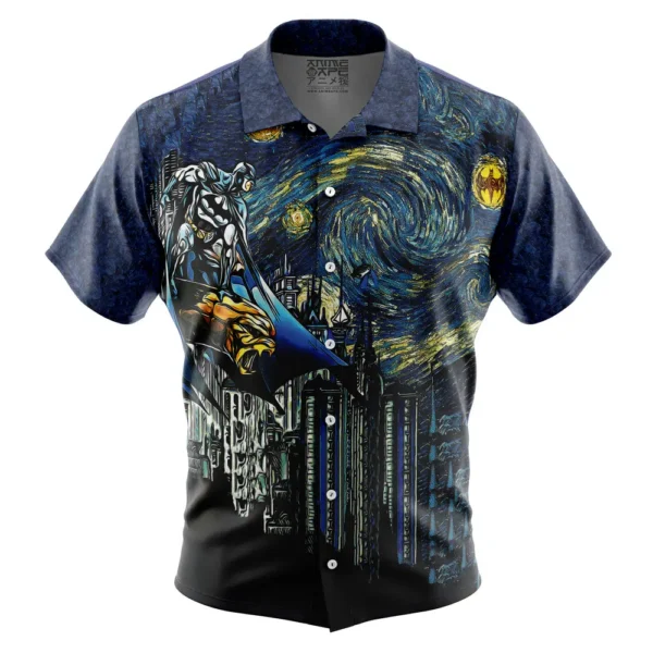 Chemise hawaïenne Batman Chevalier Noir Étoilé - Maison Otaku
