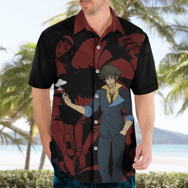 Chemise hawaïenne Cowboy Bebop – Style Manga - Maison Otaku – Image 3
