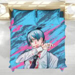 Housse De Couette Aki Chainsaw Man Parure de lit Ensemble De Literie