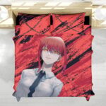 Housse De Couette Makima Chainsaw Man Parure de lit Ensemble De Literie