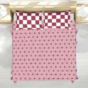 Housse De Couette Nezuko Kamado Demon Slayer Parure de lit Ensemble De Literie