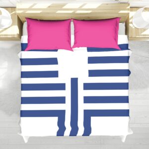 Housse De Couette Akaza Demon Slayer Parure de lit Ensemble De Literie