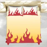 Housse De Couette Kyôjurô Rengoku Demon Slayer Parure de lit Ensemble De Literie