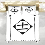 Housse De Couette Kenpachi Zaraki Bleach Parure de lit Ensemble De Literie