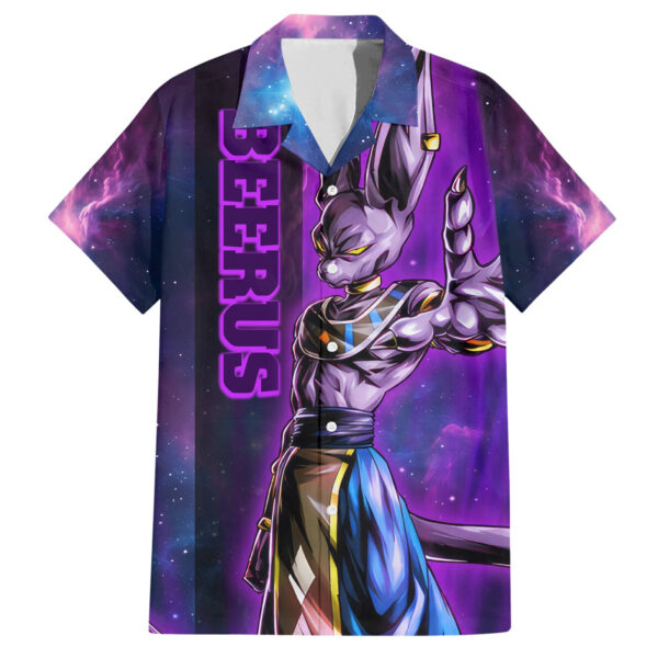 Chemise hawaïenne Beerus – Dragon Ball - Maison Otaku