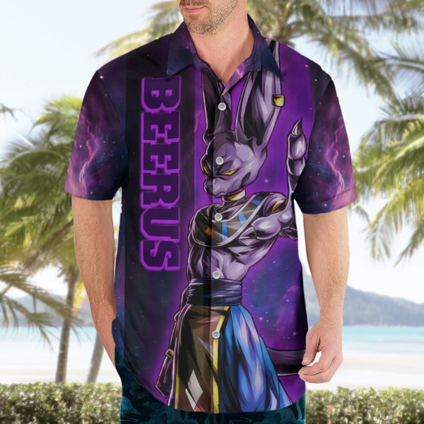 Chemise hawaïenne Beerus – Dragon Ball - Maison Otaku – Image 3