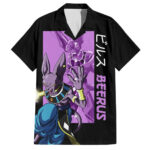 Chemise hawaïenne Beerus – Dragon Ball (variante simple) – Maison Otaku