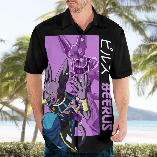 Chemise hawaïenne Beerus – Dragon Ball (variante simple) - Maison Otaku – Image 3
