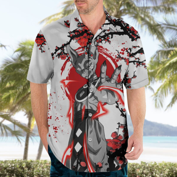 Chemise hawaïenne Beerus – Dragon Ball Japon - Maison Otaku – Image 3