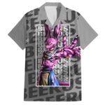 Chemise hawaïenne Beerus – Dragon Ball (motif texte) – Maison Otaku