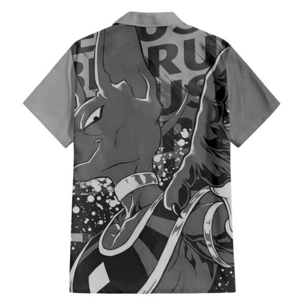 Chemise hawaïenne Beerus – Dragon Ball (motif texte) - Maison Otaku – Image 2