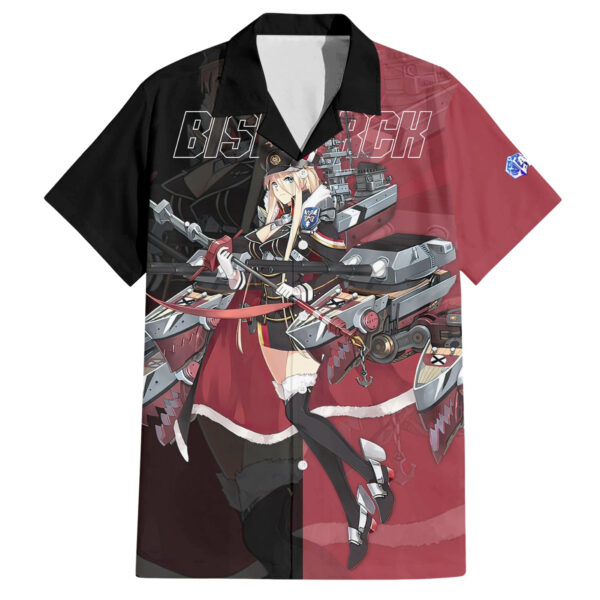 Chemise hawaïenne Bismarck – Azur Lane - Maison Otaku