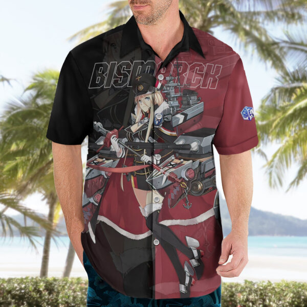Chemise hawaïenne Bismarck – Azur Lane - Maison Otaku – Image 3