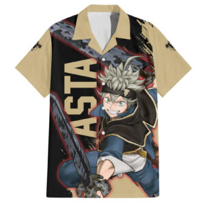 Chemise hawaïenne Asta – Black Clover (Black Bull) - Maison Otaku