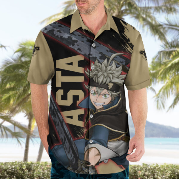 Chemise hawaïenne Asta – Black Clover (Black Bull) - Maison Otaku – Image 3