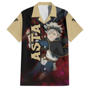 Chemise hawaïenne Asta démoniaque – Black Clover - Maison Otaku