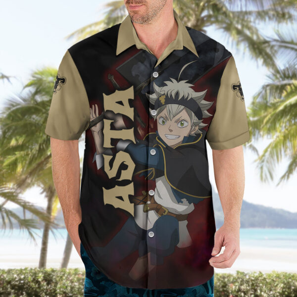 Chemise hawaïenne Asta démoniaque – Black Clover - Maison Otaku – Image 3