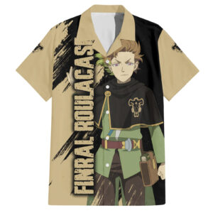 Chemise hawaïenne Black Bull Finral Roulacase – Black Clover - Maison Otaku