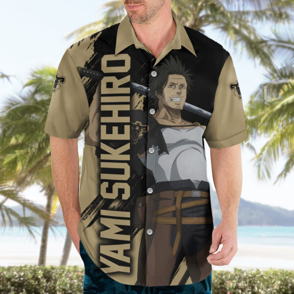 Chemise hawaïenne Black Bull Yami Sukehiro – Black Clover - Maison Otaku – Image 3