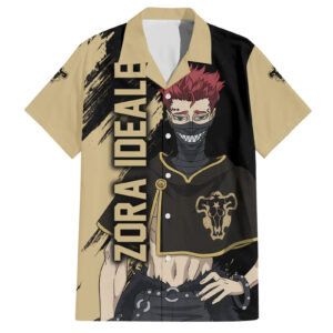 Chemise hawaïenne Black Bull Zora Ideale – Black Clover - Maison Otaku