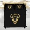 Housse De Couette Black Clover Taureaux Noirs Parure de lit Ensemble De Literie