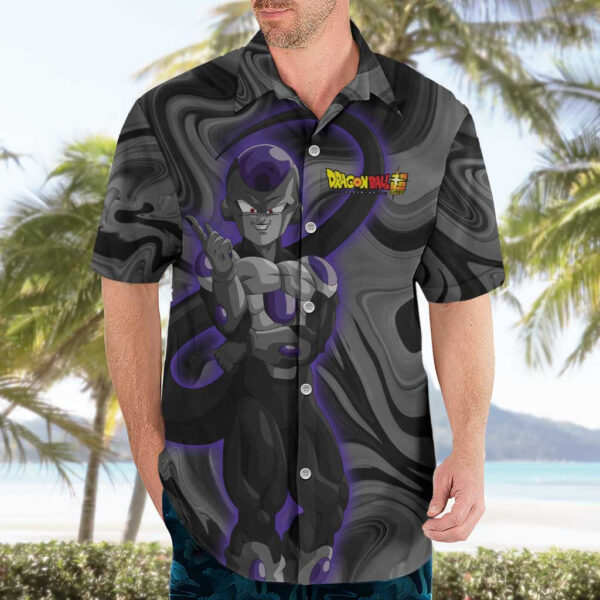 Chemise hawaïenne Freezer Noir – Dragon Ball - Maison Otaku – Image 3