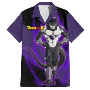 Chemise hawaïenne Freezer Noir – Dragon Ball Super - Maison Otaku
