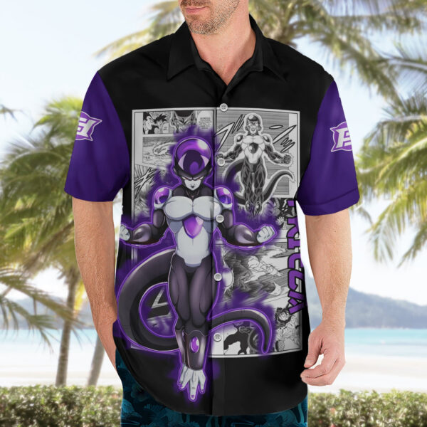 Chemise hawaïenne Freezer Noir – Dragon Ball - Maison Otaku – Image 3