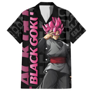 Chemise hawaïenne Goku Noir – Dragon Ball - Maison Otaku