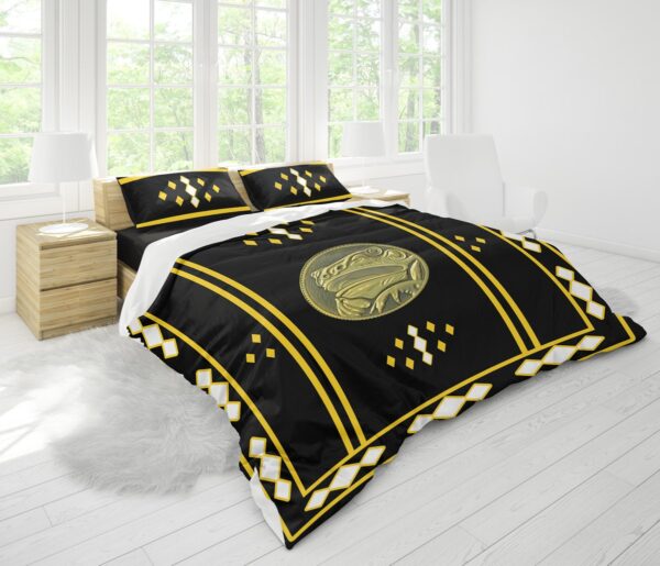 Housse De Couette Ranger Noir Ninjetti Power Rangers Parure de lit Ensemble De Literie – Image 2