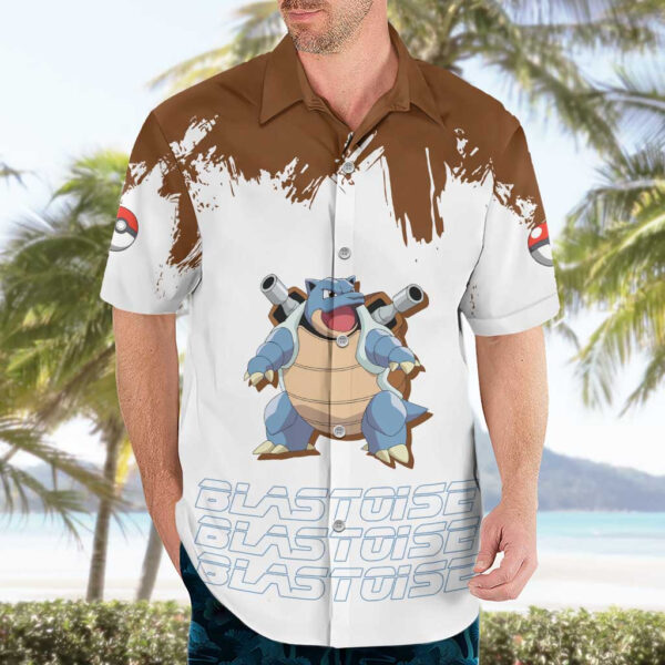 Chemise hawaïenne Tortank – Pokémon - Maison Otaku – Image 3