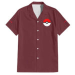 Chemise hawaïenne Braségali – Pokémon – Maison Otaku