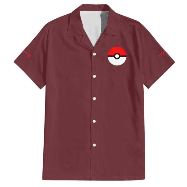 Chemise hawaïenne Braségali – Pokémon - Maison Otaku