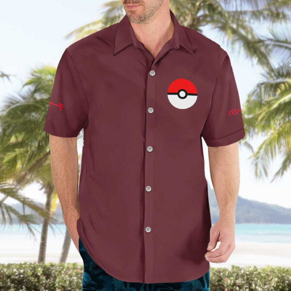 Chemise hawaïenne Braségali – Pokémon - Maison Otaku – Image 3
