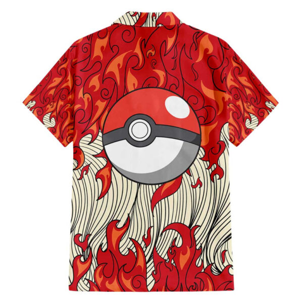 Chemise hawaïenne Braségali – Pokémon - Maison Otaku – Image 2