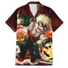 Chemise hawaïenne Bakugo en feu – My Hero Academia - Maison Otaku