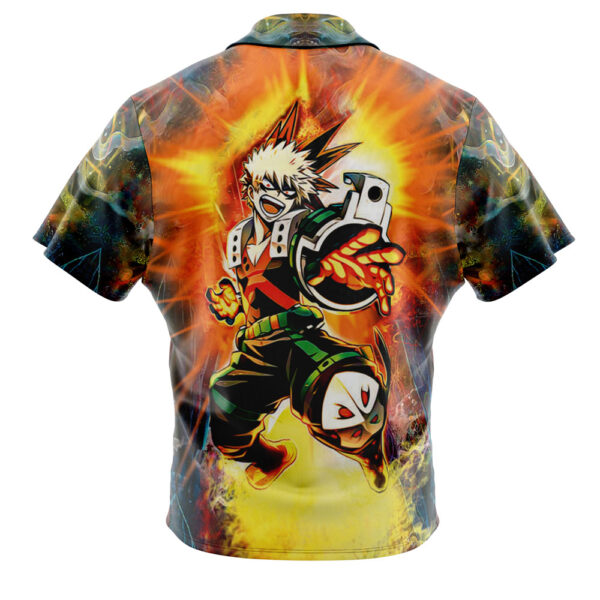 Chemise hawaïenne Bakugo enflammé My Hero Academia - Maison Otaku – Image 2