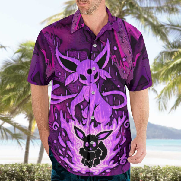 Chemise hawaïenne Mentali en feu – Pokémon - Maison Otaku – Image 3