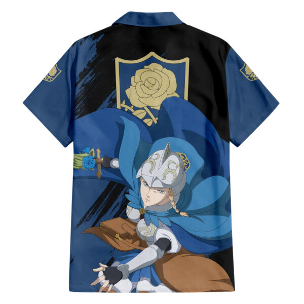 Chemise hawaïenne Charlotte Roselei – Blue Rose – Black Clover - Maison Otaku – Image 2