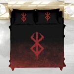 Housse De Couette Berserk Marque du Sacrifice Parure de lit Ensemble De Literie