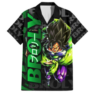 Chemise hawaïenne Broly – Dragon Ball (motif japonais) - Maison Otaku