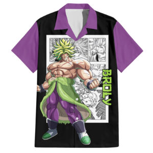 Chemise hawaïenne Broly Légendaire SSJ Dragon Ball - Maison Otaku