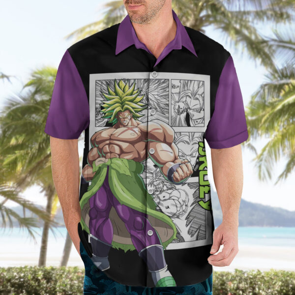 Chemise hawaïenne Broly Légendaire SSJ Dragon Ball - Maison Otaku – Image 3