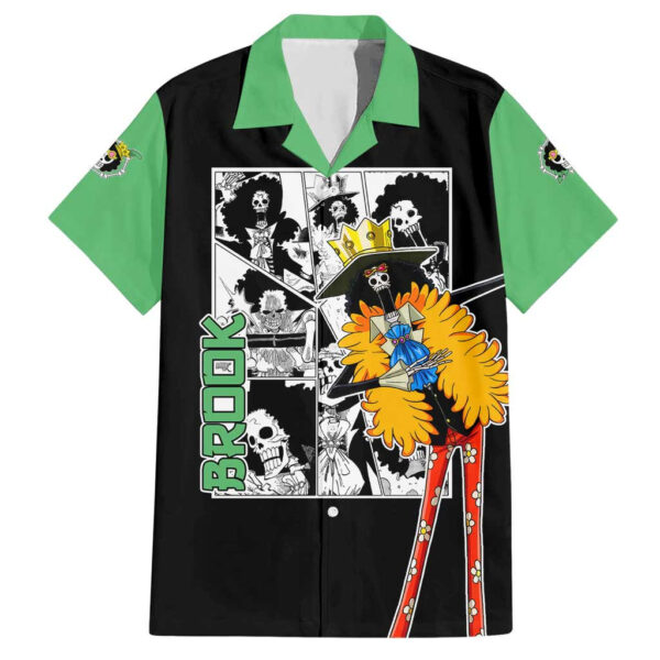 Chemise hawaïenne Brook One Piece Manga - Maison Otaku